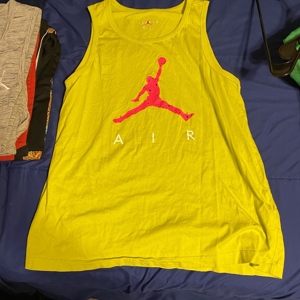 Yellow Jordan tank top